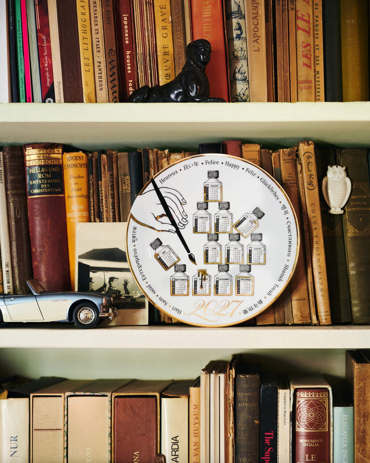 Fornasetti Calendar Wall Plate 2027