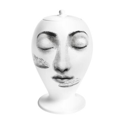 Fornasetti Vase Among the Clouds black/white