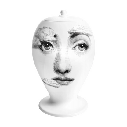 Fornasetti Vase Among the Clouds black/white