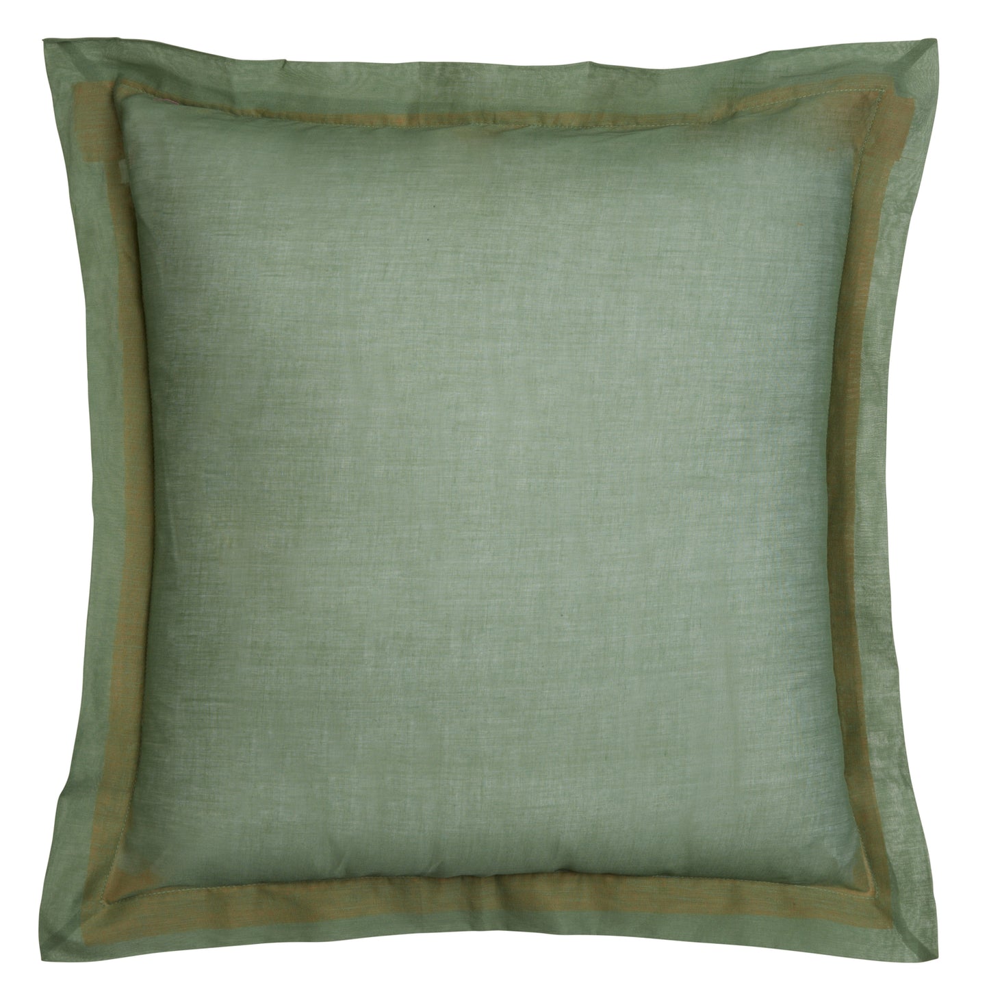 Lisa Corti Organza Cushion pillowcase 60x60cm Cinnamon Sage - Milk Concept Boutique