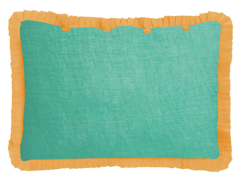 Lisa Corti Organza Cushion 35x50cm Veronese Saffron - Milk Concept Boutique