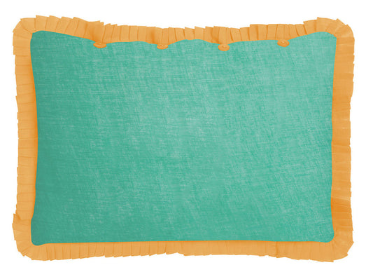 Lisa Corti Organza Cushion 35x50cm Veronese Saffron - Milk Concept Boutique