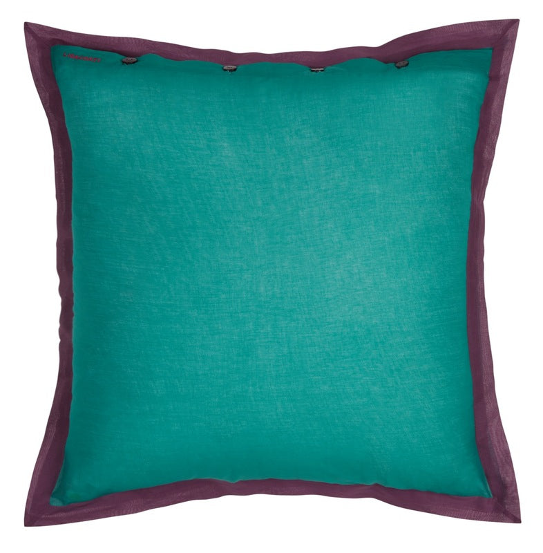 Lisa Corti Organza Cushion pillowcase 60x60cm Jade Dust Violet - Milk Concept Boutique