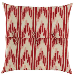 Lisa Corti Cotton Cushion Nina Rose Mint 60x60cm - Milk Concept Boutique