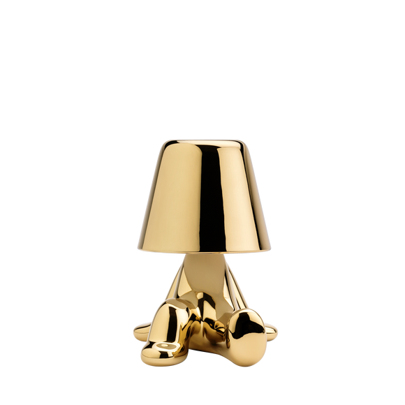 Golden Brothers - Bob Lamp in gold design by Stefano Giovannoni - Milk Concept Boutique