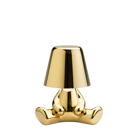 Golden Brothers - Joe Lamp in gold design by Stefano Giovannoni - Milk Concept Boutique