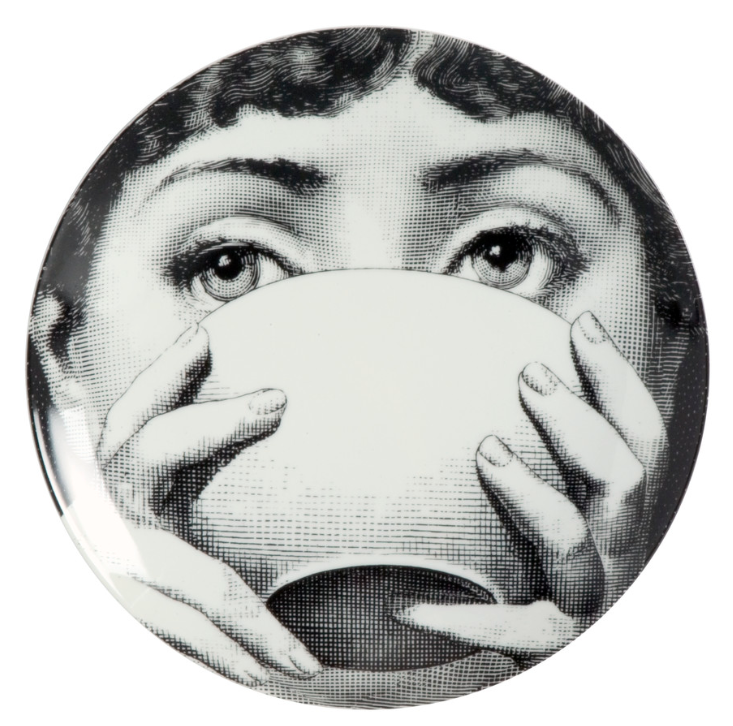 Fornasetti  Wall Plate T&V 191 - Milk Concept Boutique