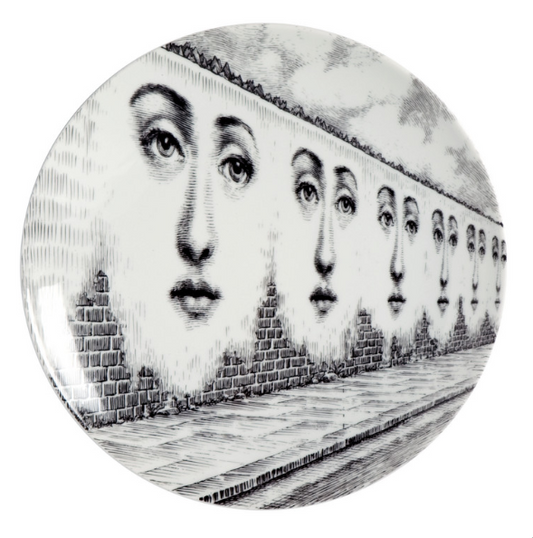Fornasetti  Wall Plate T&V 299 - Milk Concept Boutique