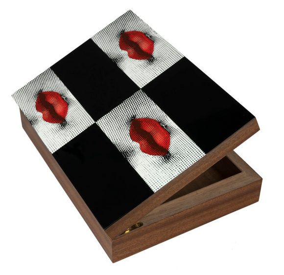 Fornasetti Wooden box Kiss colour - Milk Concept Boutique