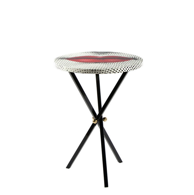 Fornasetti Table top ø36 Bocca - Milk Concept Boutique
