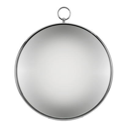 Fornasetti Convex Magic mirror ø50 cm with ring - Chromed frame - Milk Concept Boutique
