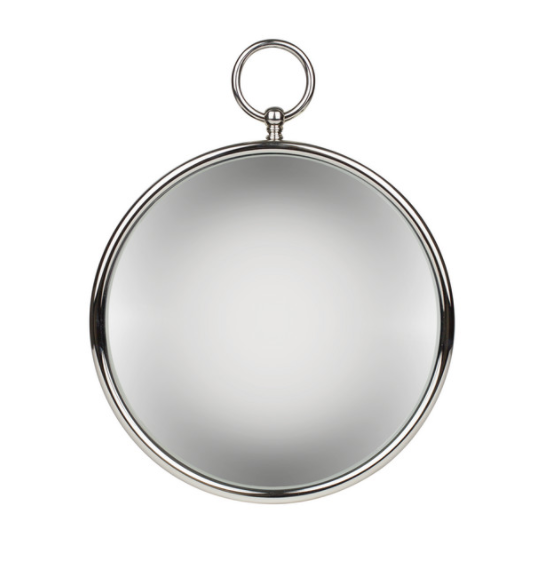 Fornasetti Convex Magic mirror ø30 cm with ring - Chrome frame - Milk Concept Boutique