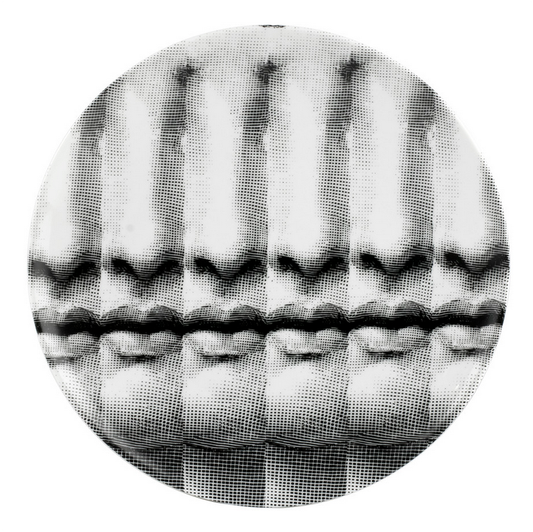 Fornasetti Wall Plate T&V 238 - Milk Concept Boutique