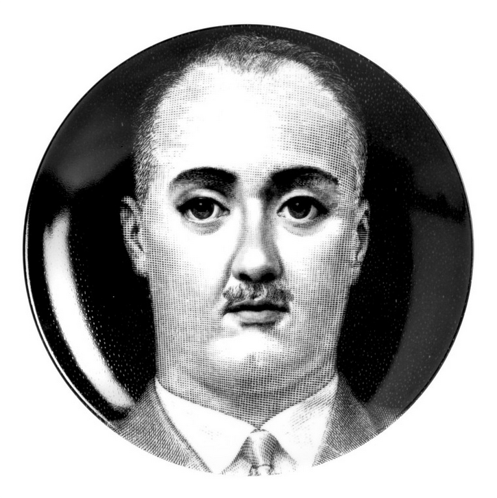 Fornasetti Wall Plate T&V 257 - Milk Concept Boutique