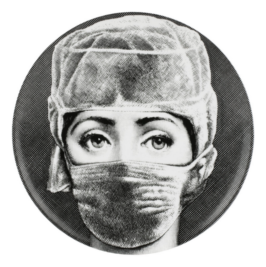 Fornasetti Wall Plate T&V 268 - Milk Concept Boutique