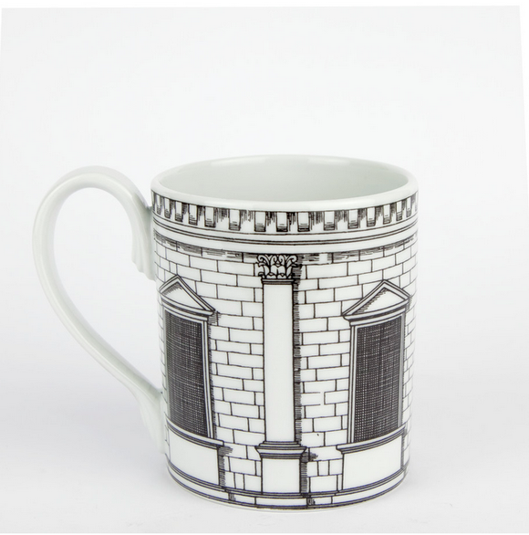 Fornasetti Mug Architettura black/white - Milk Concept Boutique