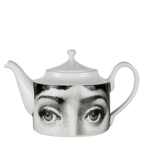 Fornasetti Teapot Tema e Variazioni n°21 black/white - Milk Concept Boutique