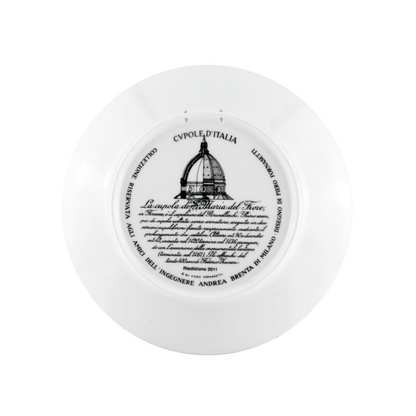 Fornasetti Wall Plate Cupola Santa Maria del Fiore (Firenze) black/white/gold - Milk Concept Boutique
