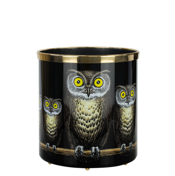 Fornasetti Paper Basket Owls - Milk Concept Boutique