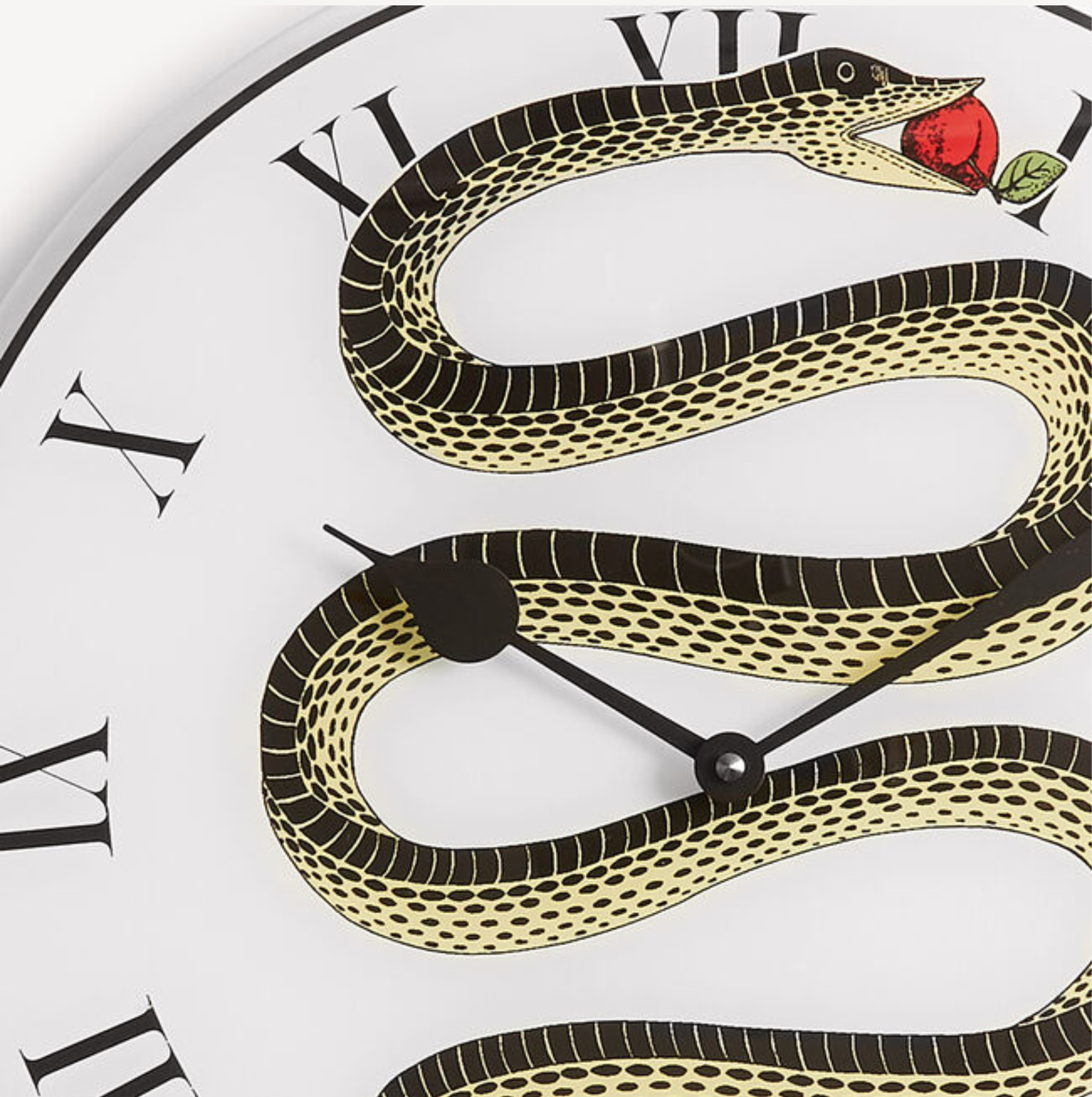 Fornasetti wall clock Peccato originale (original sin) - Milk Concept Boutique