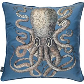 Fornasetti Silk Cushion Polipo 45x45cm - Milk Concept Boutique