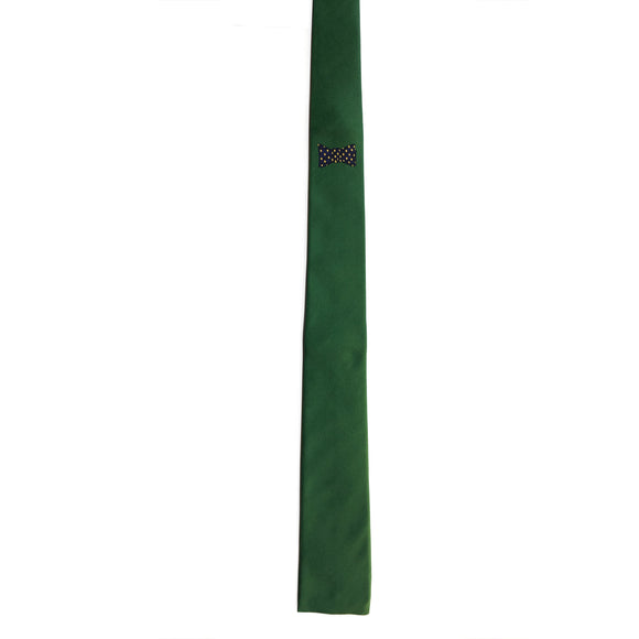 Fornasetti Silk tie 'bowtie', Green - Milk Concept Boutique