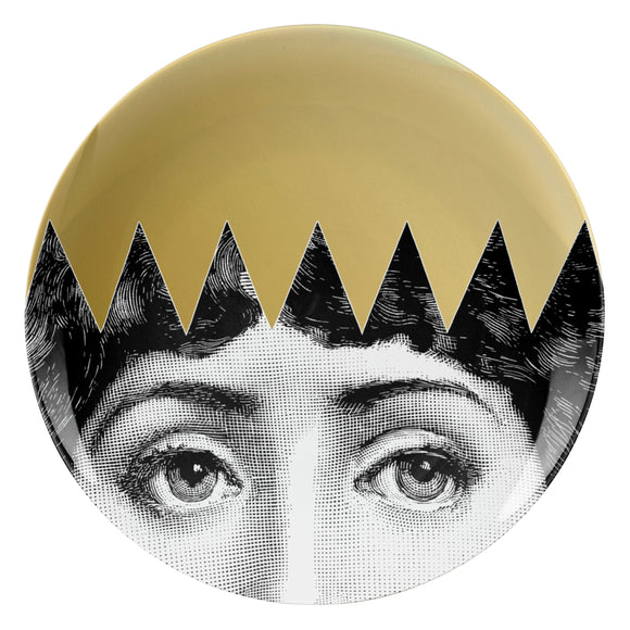 Fornasetti  wall plate T&V 62 gold - Milk Concept Boutique