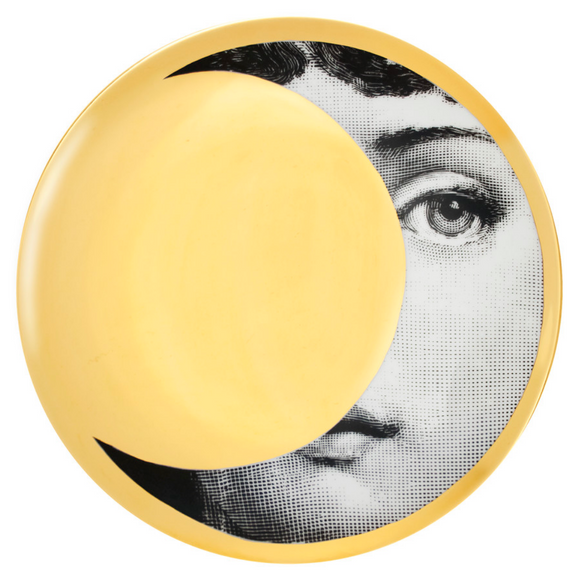 Fornasetti Wall Plate T&V 39 Gold - Milk Concept Boutique